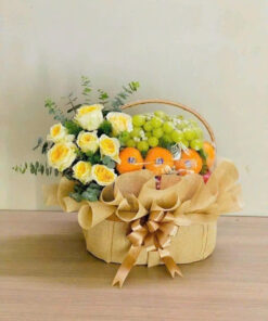 Giỏ trái cây & hoa tươi  🌸