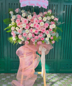 Lẵng hoa " Hồng Phát An Khang "