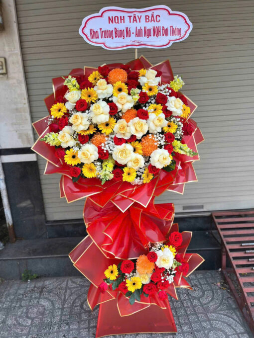 " Khai Xuân Đại Phát " lẵng hoa