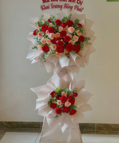 Lẵng hoa " Hồng An Khởi Sắc "