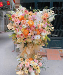 Lẵng hoa " Thịnh Vượng Khai Hoa "