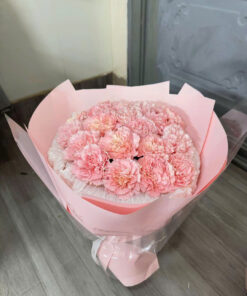 Bó Hoa - Sắc Hồng Thanh Khiết 🌸