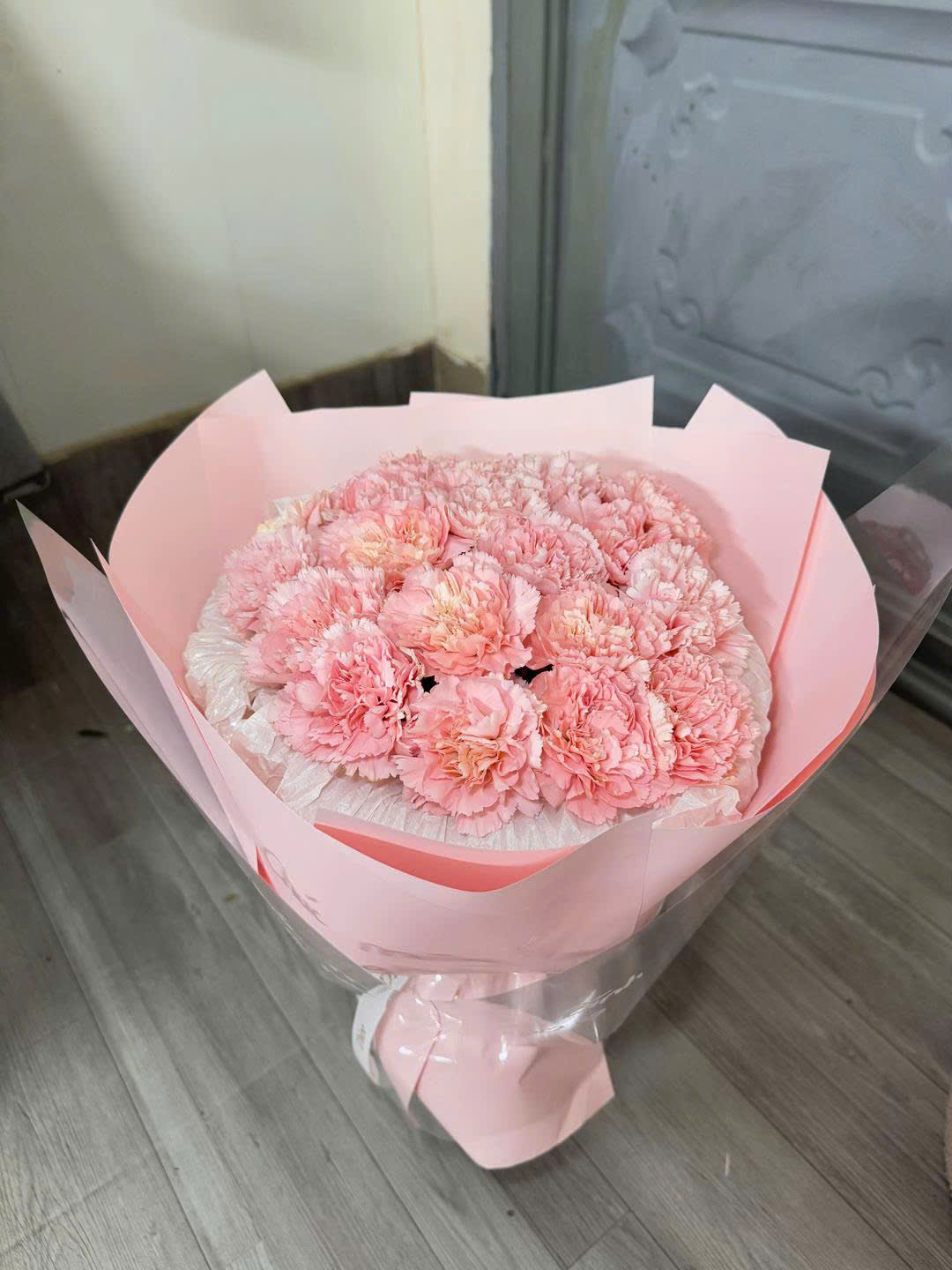 Bó Hoa - Sắc Hồng Thanh Khiết 🌸