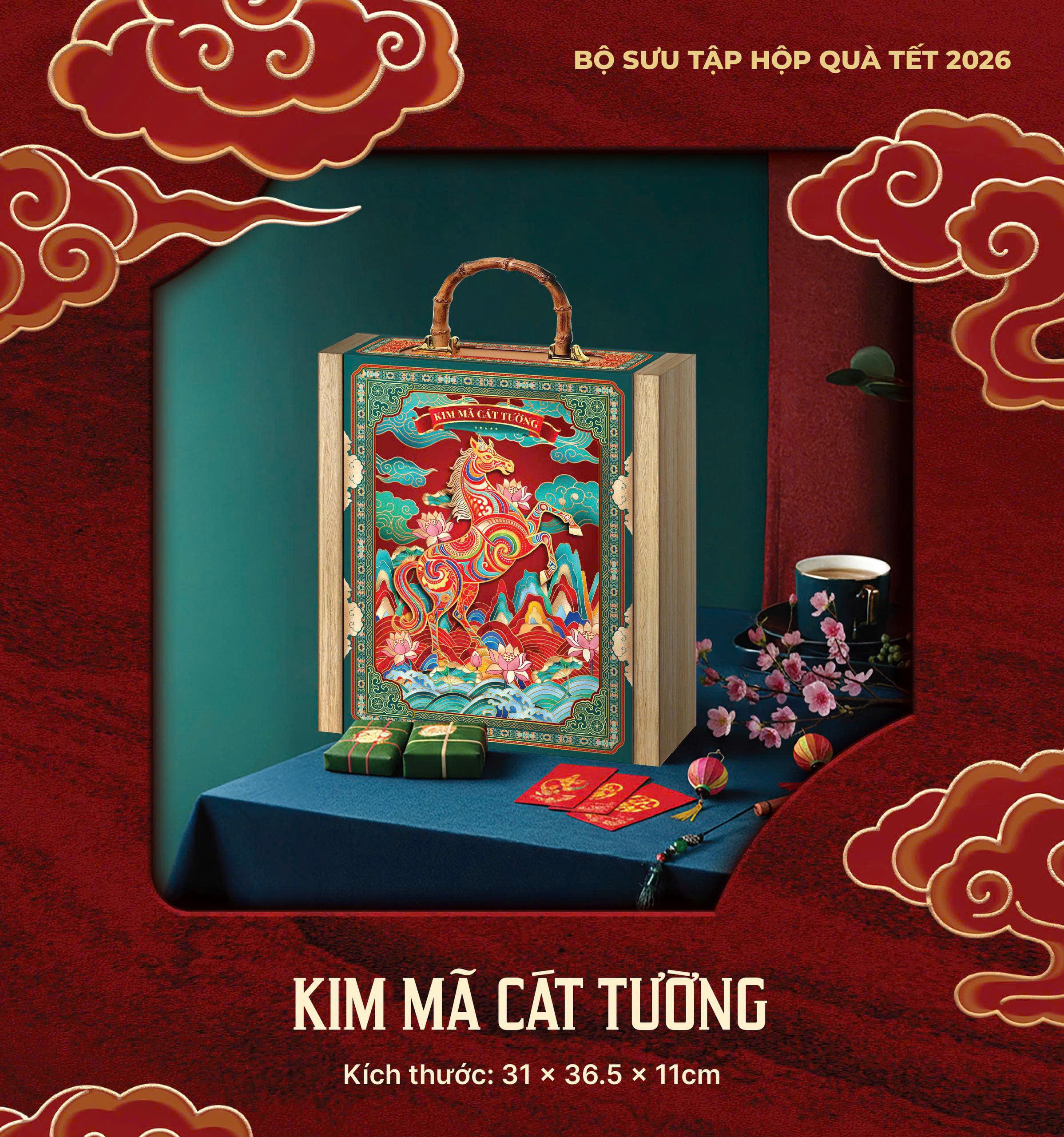 BỘ QUÀ TẾT KIM MÃ CÁT TƯỜNG
